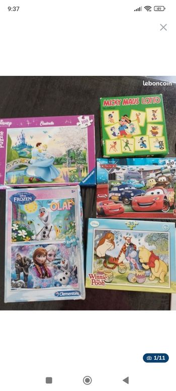 Lot de 8 puzzles