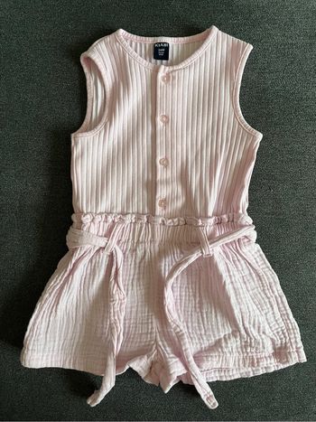 Combinaison short Kiabi rose fille 36mois neuve