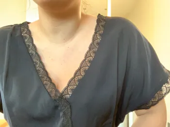 Top noir dentelle unika