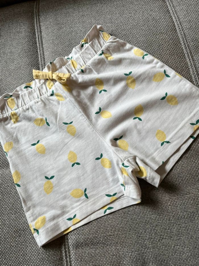 Short coton fille 8 ans