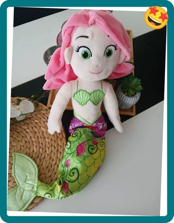 Péluche poupée Sirène 🌿🎁