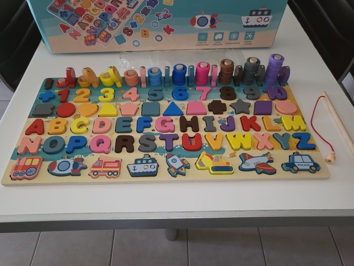 Jeu d apprentissage en bois - photo numéro 2