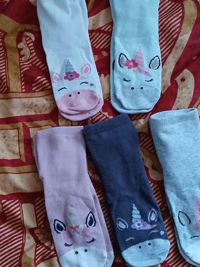 Lot de 5 paires de mi-chaussettes 35/38 - photo numéro 3