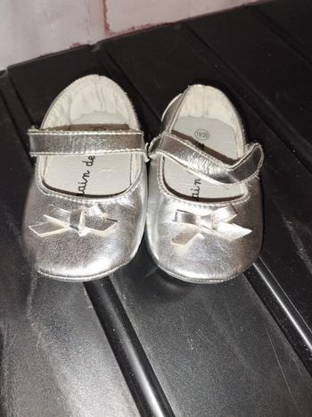 Ballerines argenté 19/20
