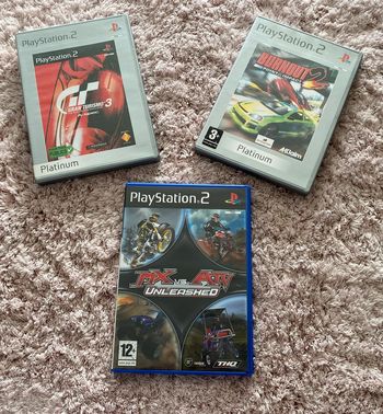 Lot de 3 jeux de PlayStation 2