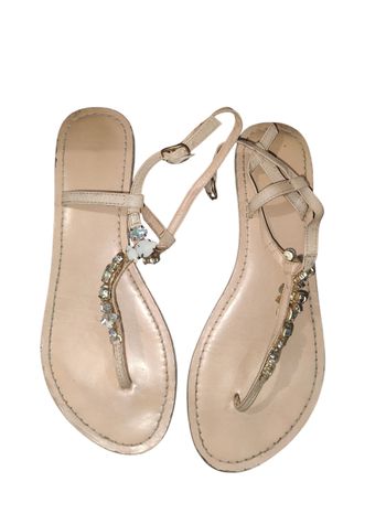 Sandales Bijoux Nudes à Strass