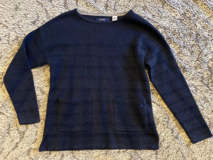 Pull bleu marine Okaidi - 6 ans