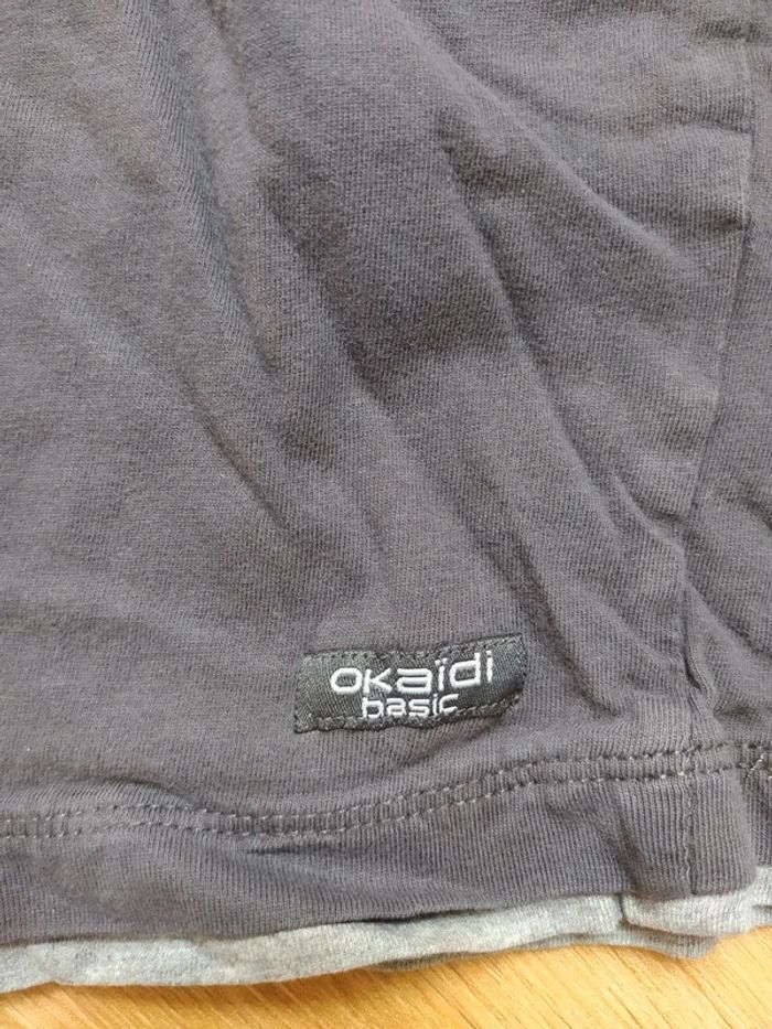 T-shirt manches longues Okaïdi gris 5 ans - photo numéro 5