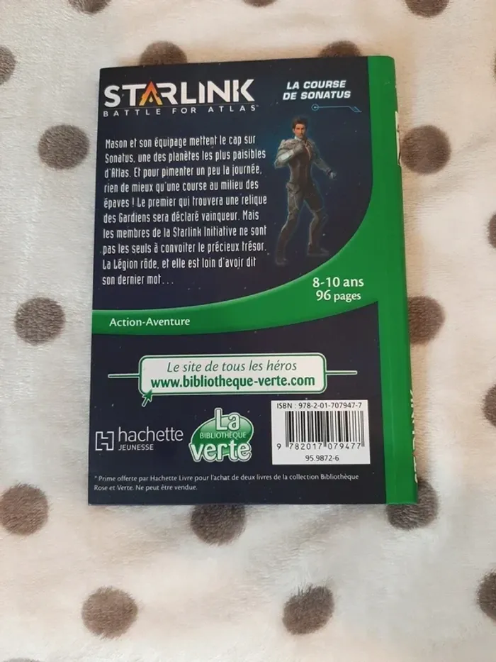 Bibliothèque verte livre starlink la course de sonatus - photo numéro 6