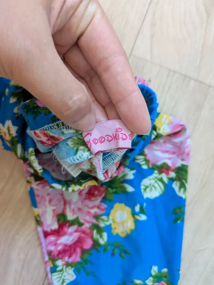 Pantacourt Legging fleuri 4 ans - photo numéro 4