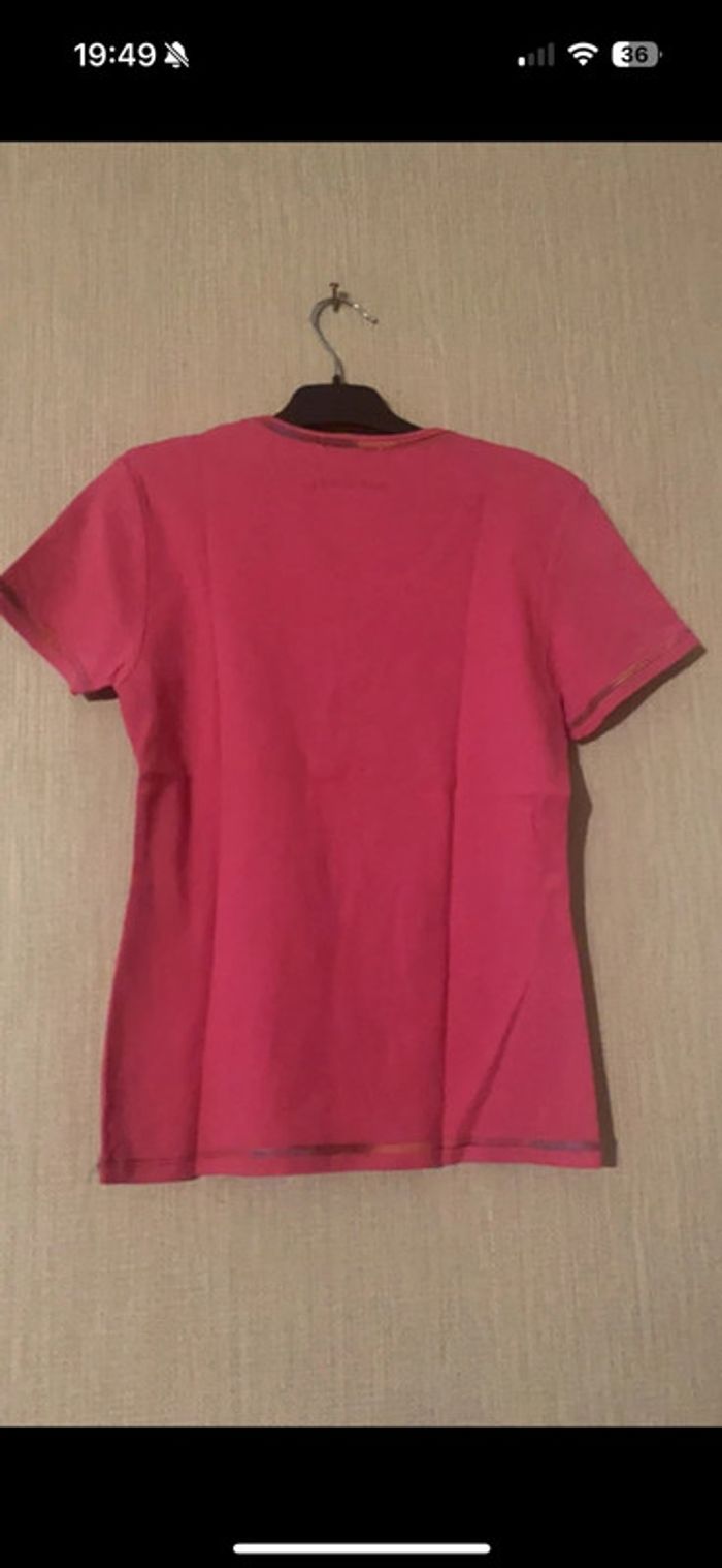T-shirt rose Diplodocus taille 2 - photo numéro 2