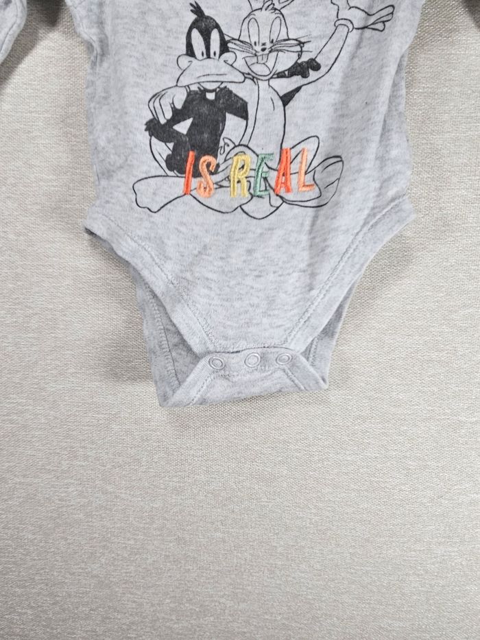 Bodie manche longue looney tunes 0-3 mois - photo numéro 3