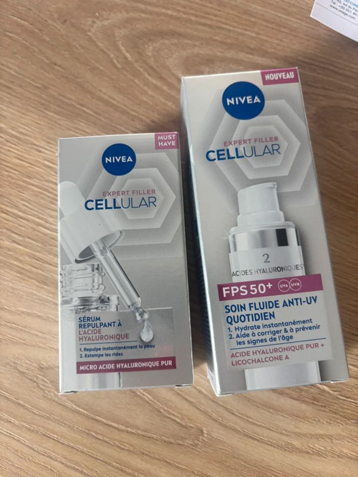 Lot nivea crème et sérum