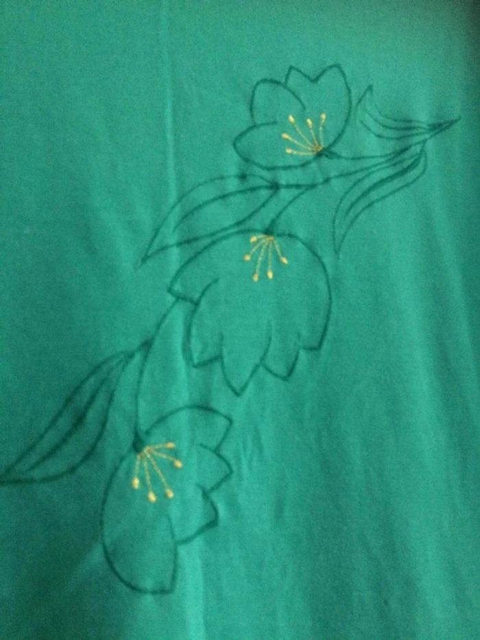 T-shirt vert vintage 44 - photo numéro 2
