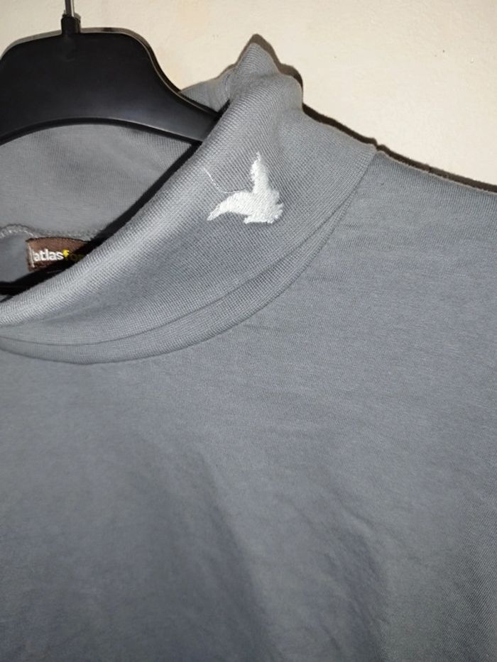 T-shirt col roulé Big size - photo numéro 2