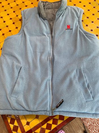 Doudoune sans manches réversible