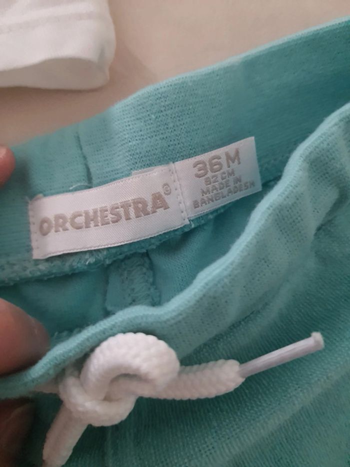 Lot 3 vêtements ensemble été bébé enfant garçon 36 mois 92cm Orchestra baby - photo numéro 4
