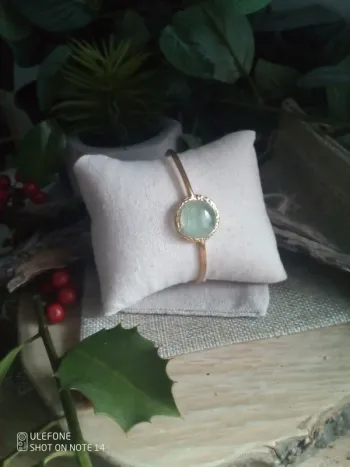 Bracelet pierre de fluorite naturelle