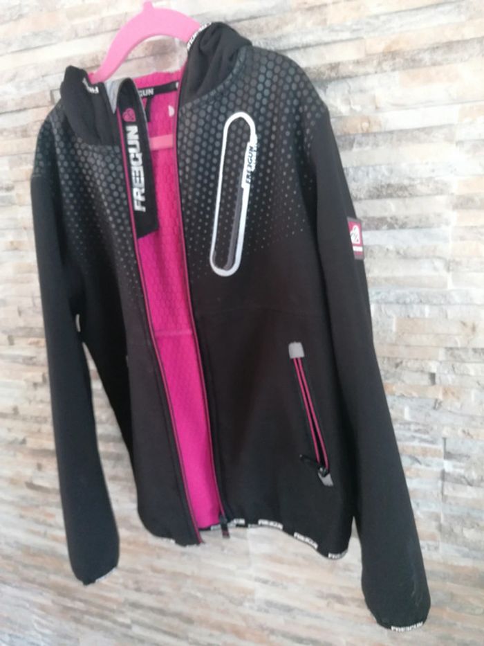 Veste zippée fille freegun taille 12ans - photo numéro 2