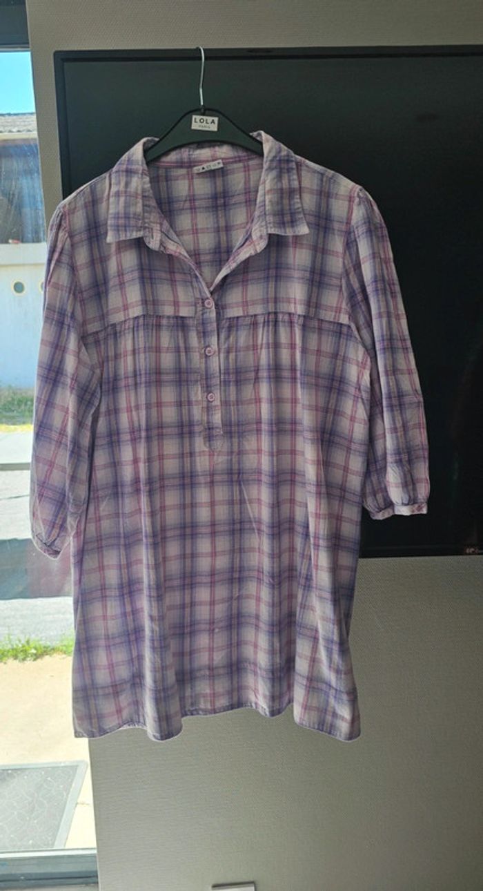 blouse / chemisier carreau violet
Taille 48 - femme - photo numéro 2