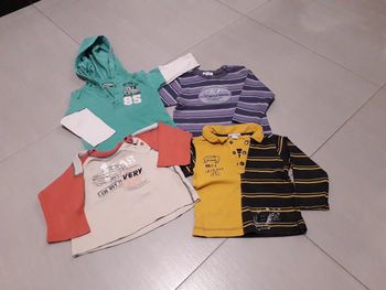 Lot de 4 hauts manches longues 24 mois