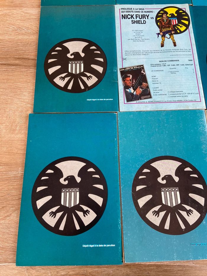 Collection complete numéro 1 a 9 nick fury version intégrale semic année 90 - photo numéro 8