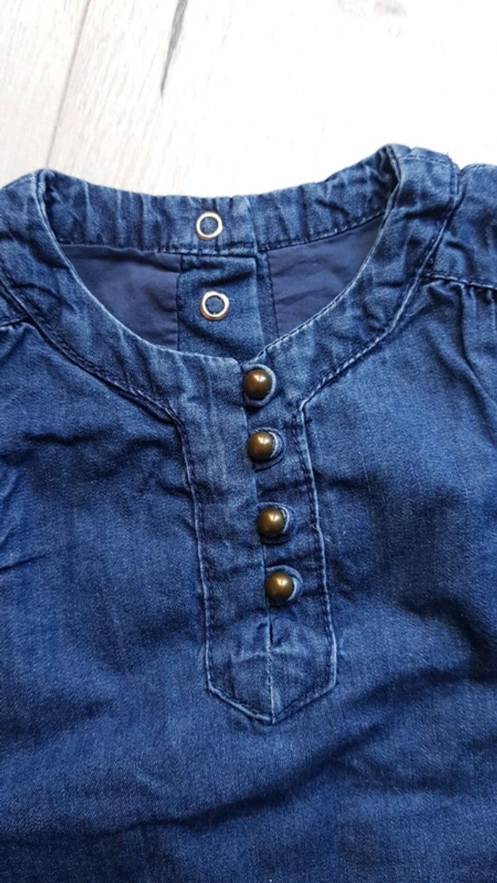 Lot de 2 ensembles robe/legging mi saison fille 1mois neufs - photo numéro 5