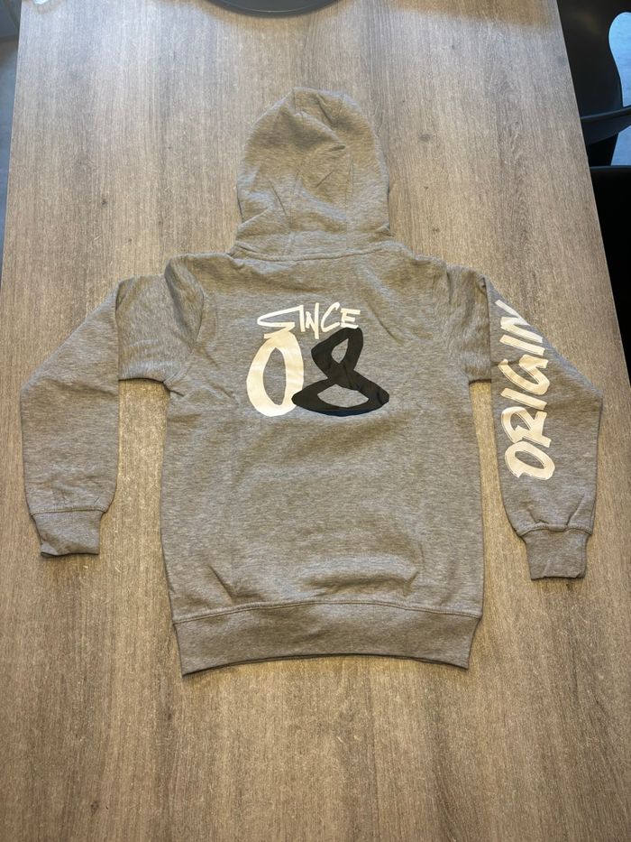 Sweat à capuche gris Lee Cooper