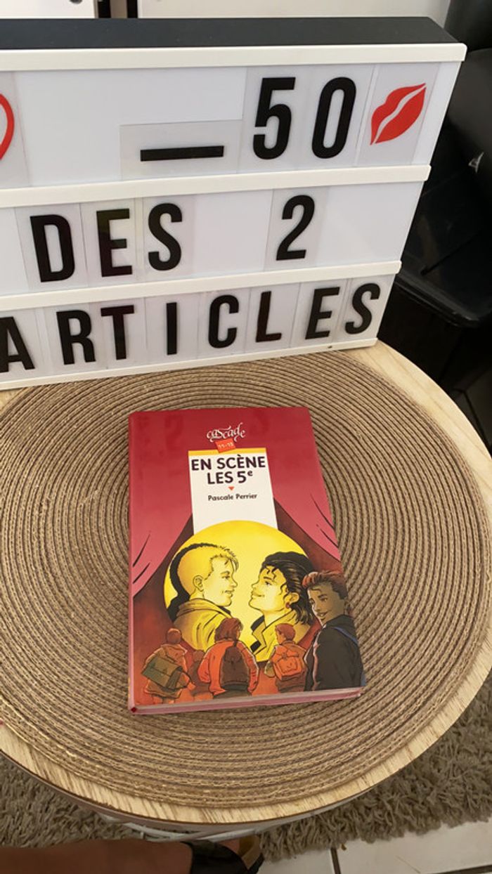Livre « en scène les cinquième » de Pascale Perrier
