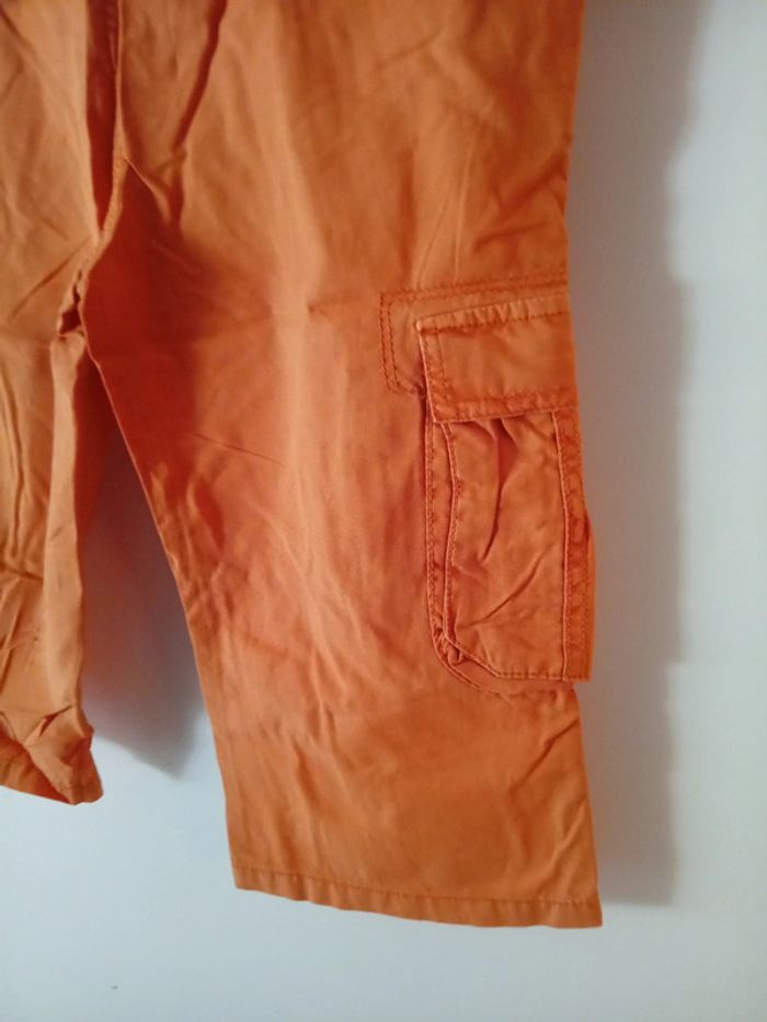 Beau bermuda orange. TBE. Tape à l'œil.  14 ans - photo numéro 6