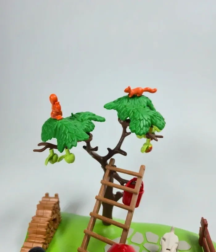 Playmobil papa et fils au Verger avec pommier - photo numéro 6