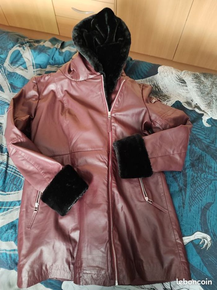 manteau cuir - photo numéro 3