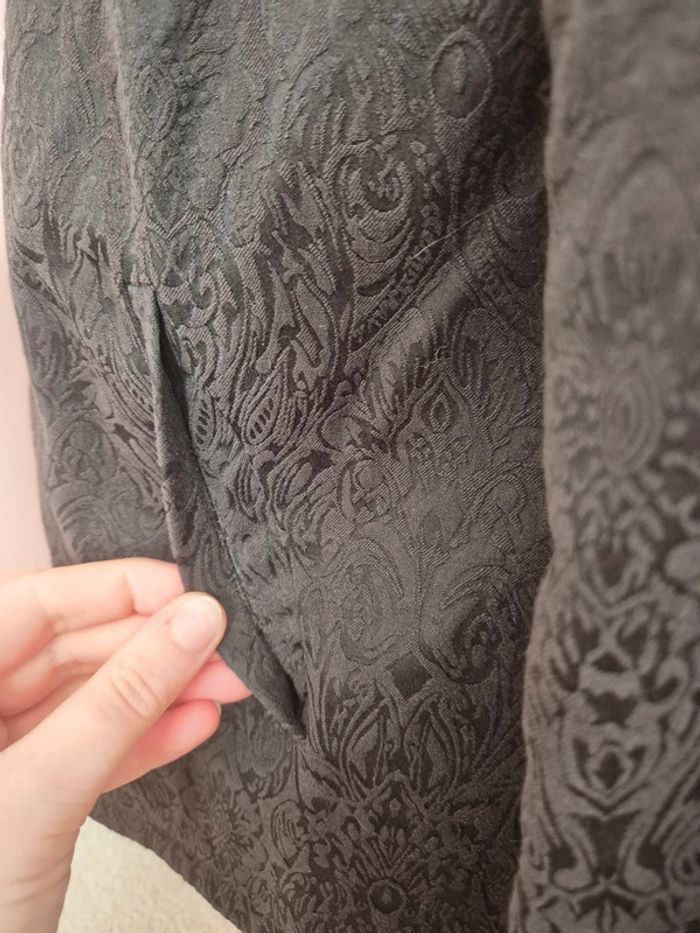 Veste Camaïeu noir baroque 44 - photo numéro 4
