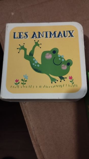 Livre cartonné Les animaux