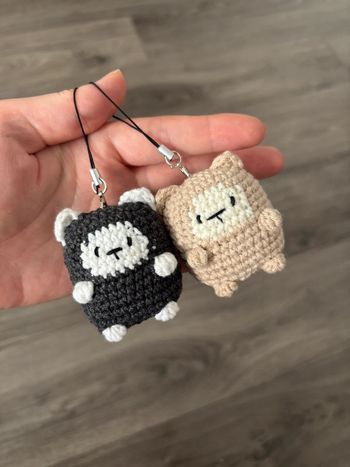 Porte clés d'amitié Chats siamois