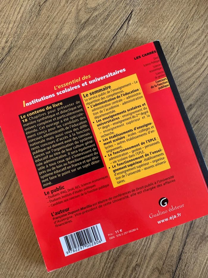 L’essentiel des institutions scolaires et universitaires - Les carrés - photo numéro 2