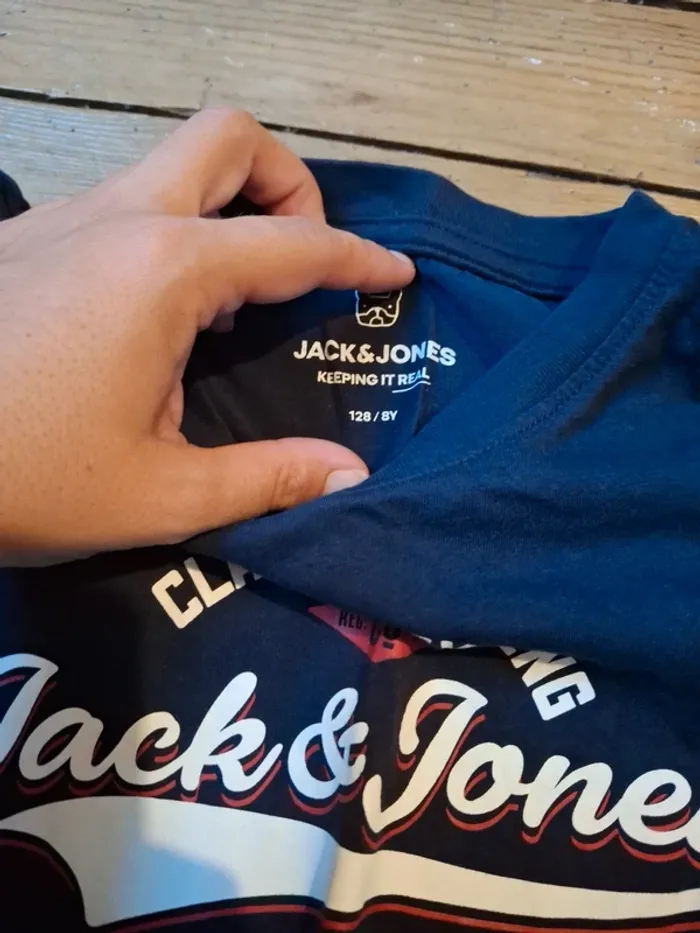 Tshirt jack & jones taille 8 ans - photo numéro 3