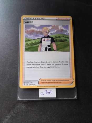 Carte Pokémon Guido 158/192