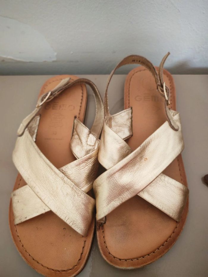 Sandales doré taille 33 - photo numéro 5