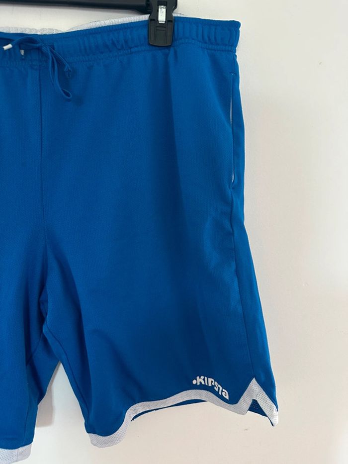 Short, réversible, bleu et blanc Kipsta homme xxl - photo numéro 2