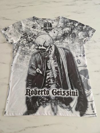 Roberto Geissini t-shirt tête de mort taille M