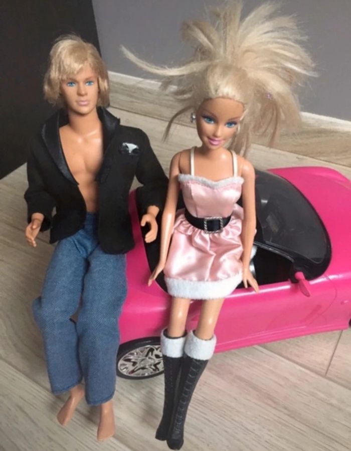 Voiture barbie et ken - photo numéro 4