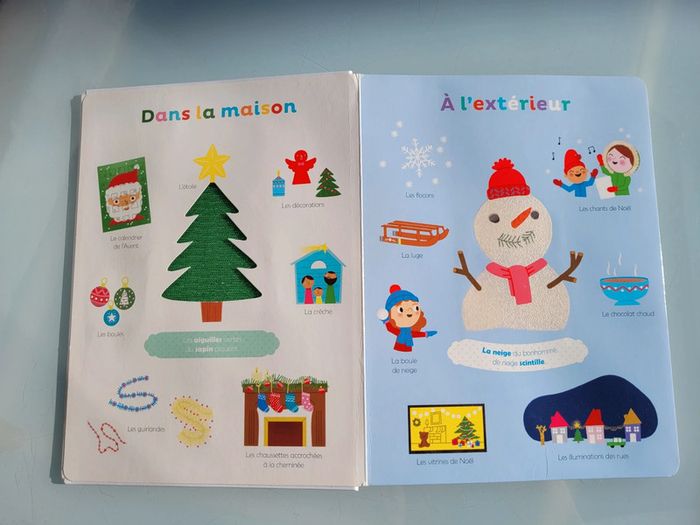 Livre grand format : 🎄 Mon Premier Noël 🎅  à toucher (53) - photo numéro 3