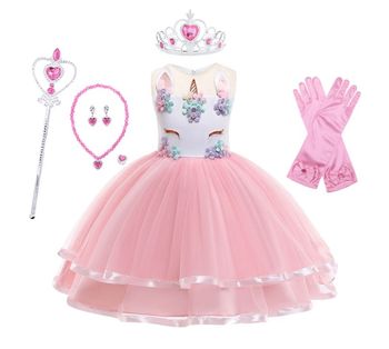 Déguisement robe licorne et ces accessoires Taille 4-8ans