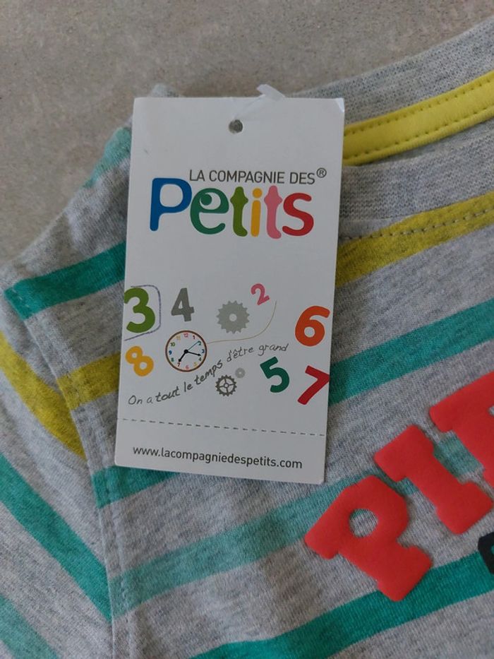 Tee-shirt neuf La compagnie des Petits - photo numéro 3