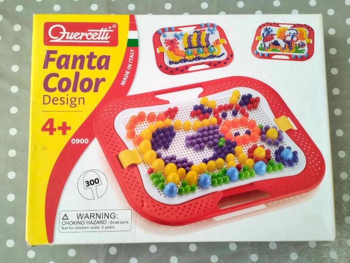 Fantacolor Design 300 pions - Quercetti - Dès 4 ans