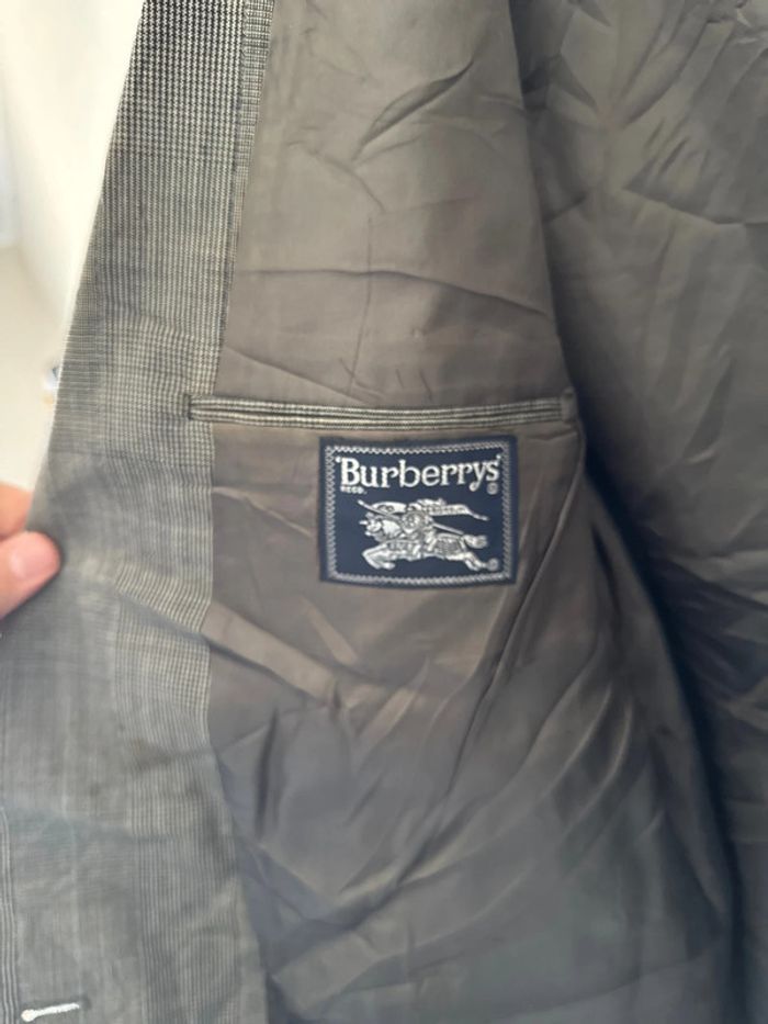 Veste blazer croisée Burberrys’ à carreaux – Taille L – Vintage - photo numéro 4
