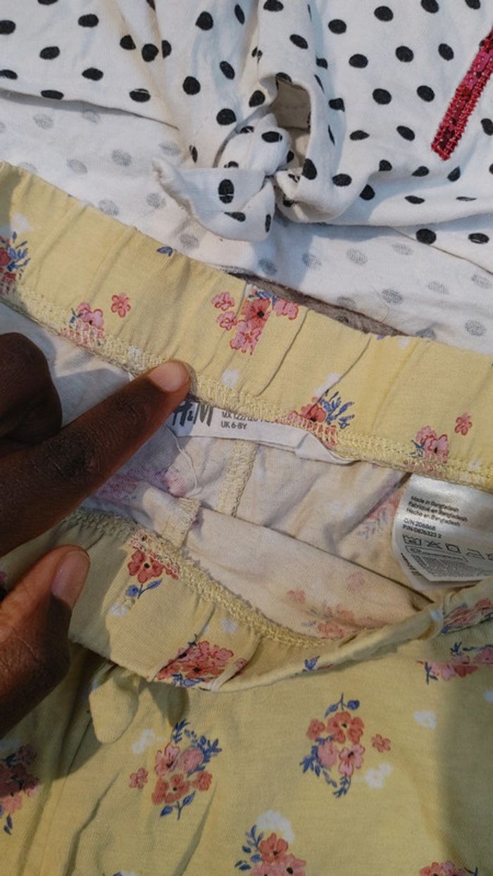 Ensemble t-shirt flamant rose et short pour enfant 7 à 8 ans - photo numéro 3