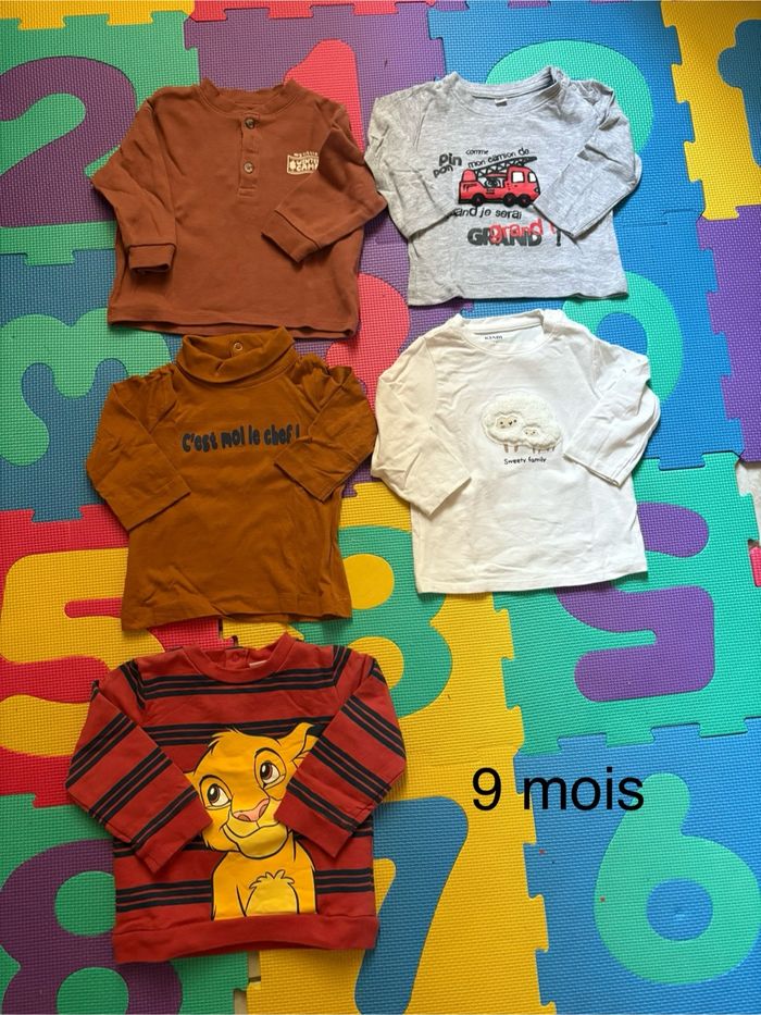 Lot de vêtements bébé/garçon 9/12 mois - photo numéro 3
