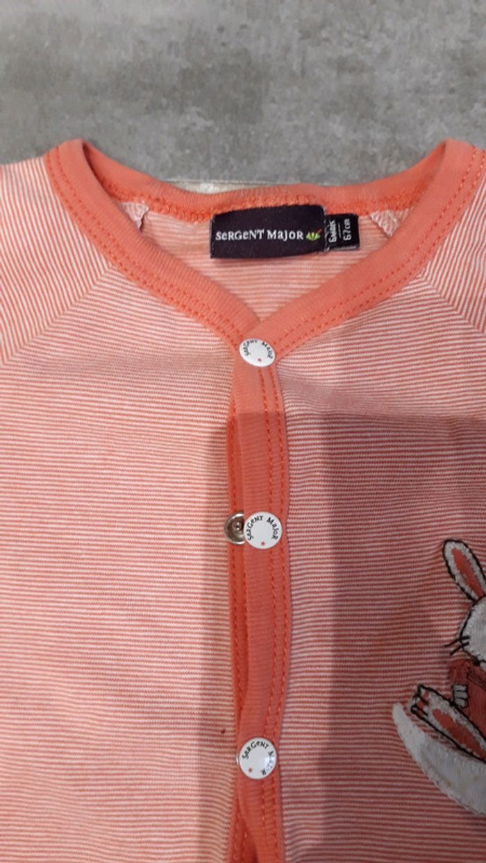 Pyjama taille 6 mois sergent major excellent état - photo numéro 3
